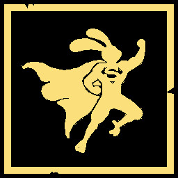 Looking at the sky, is it a bird? Is it a plane? No, it's a rabbit!