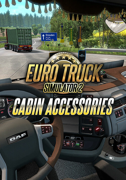 Euro Truck Simulator 2 - Cabin Accessories - Cover / Packshot