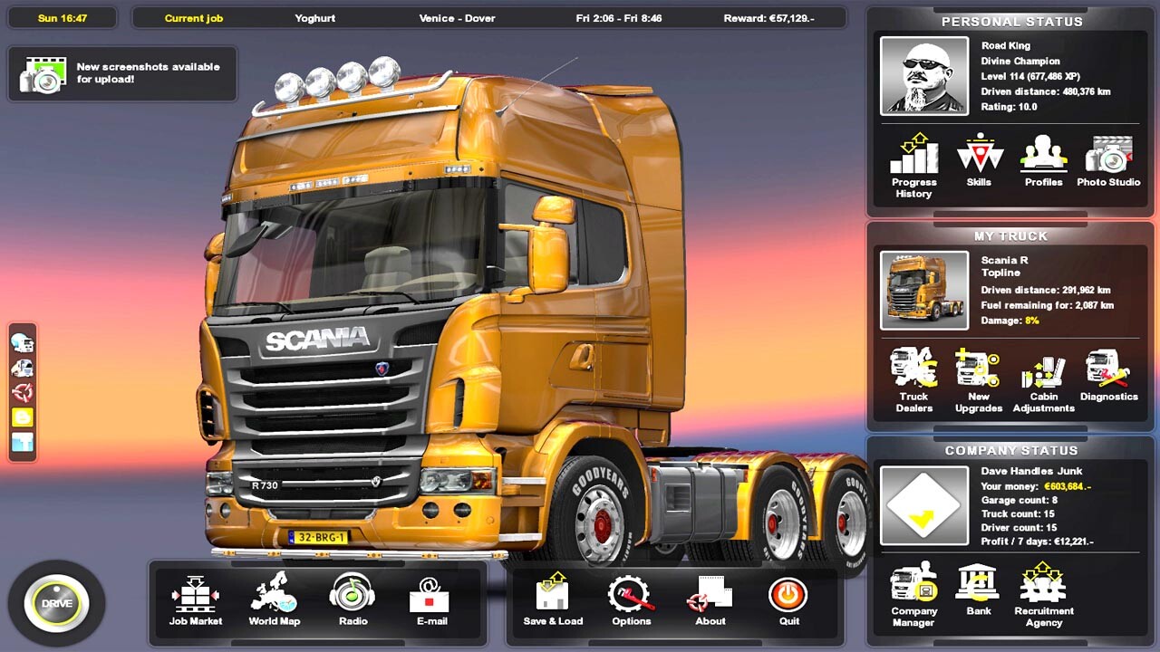 euro truck simulator 2 mac left bumper