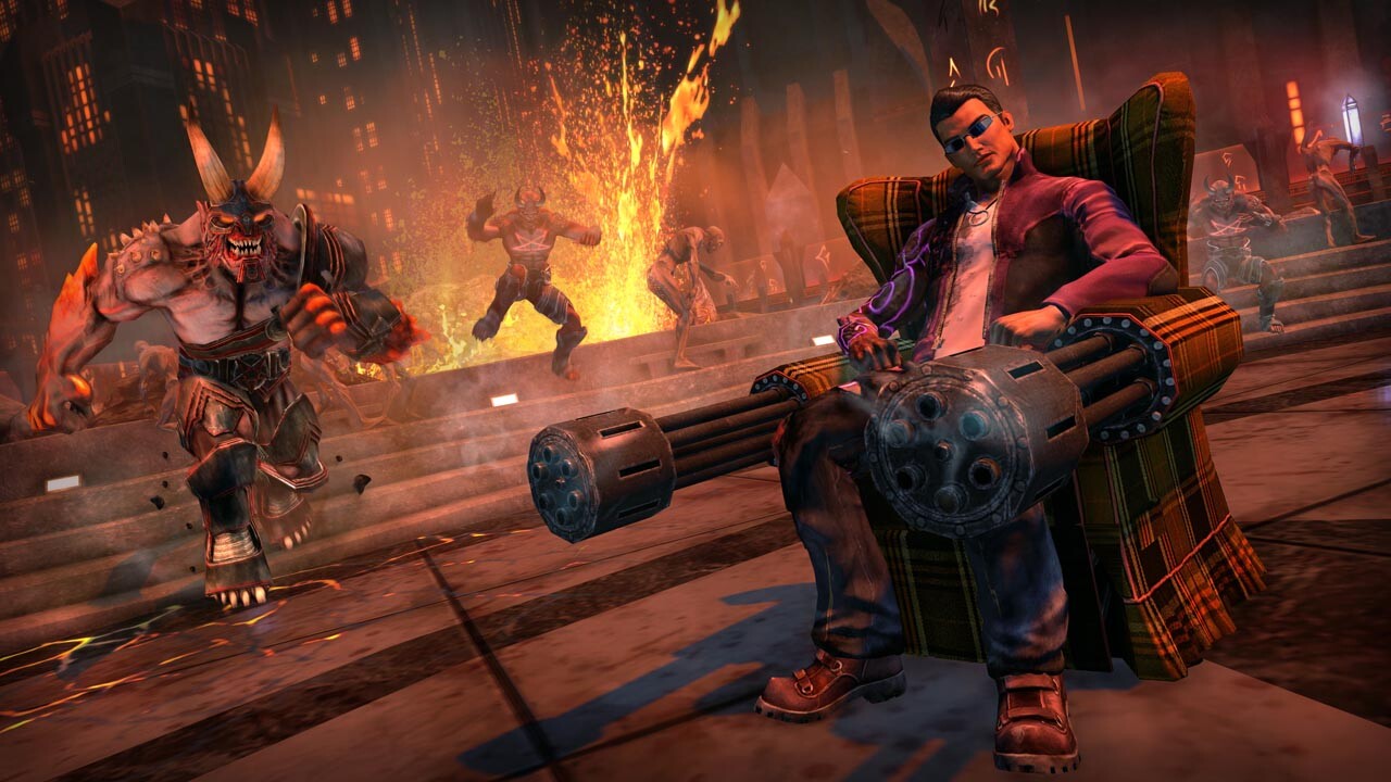 Saints row gat out of hell секретные оружия