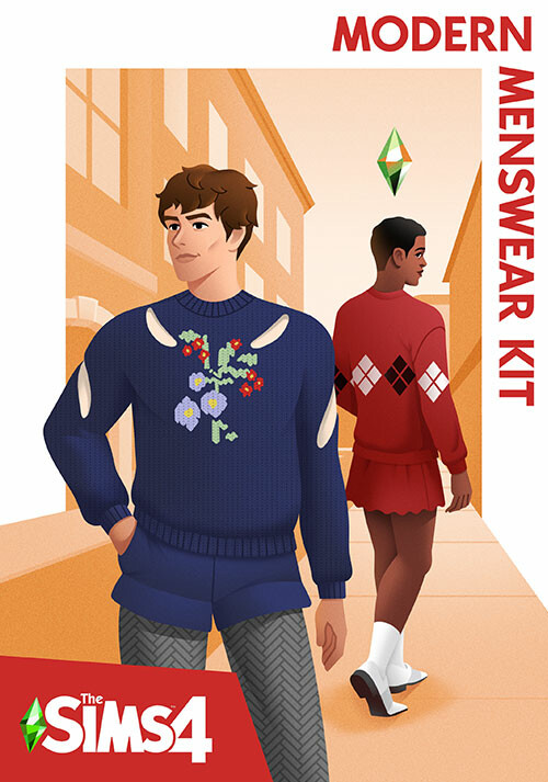 The Sims™ 4 Modern Menswear Kit - Cover / Packshot