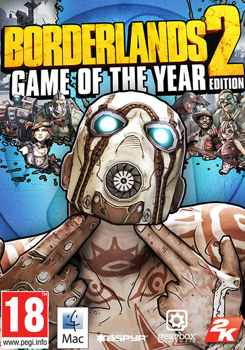 Borderlands 2 - Game of the Year Edition (Mac) - Cover / Packshot