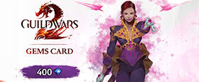 Guild Wars 2 Gems Card - 400 Gems