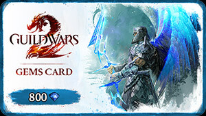 Guild Wars 2 Gems Card - 800 Edelsteine