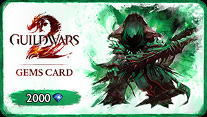 Guild Wars 2 Gems Card - 2000 Gems