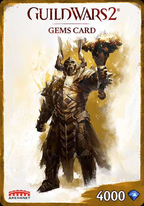 Guild Wars 2 Gems Card - 4000 Edelsteine - Cover / Packshot