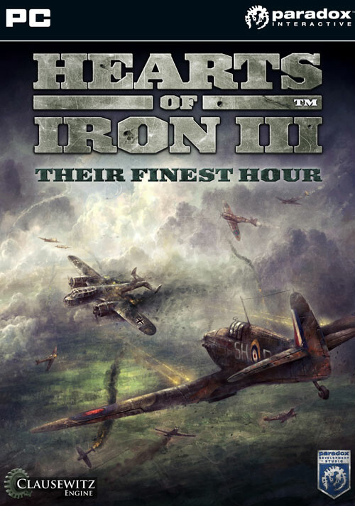 Hearts of Iron III: Their Finest Hour - Cover / Packshot
