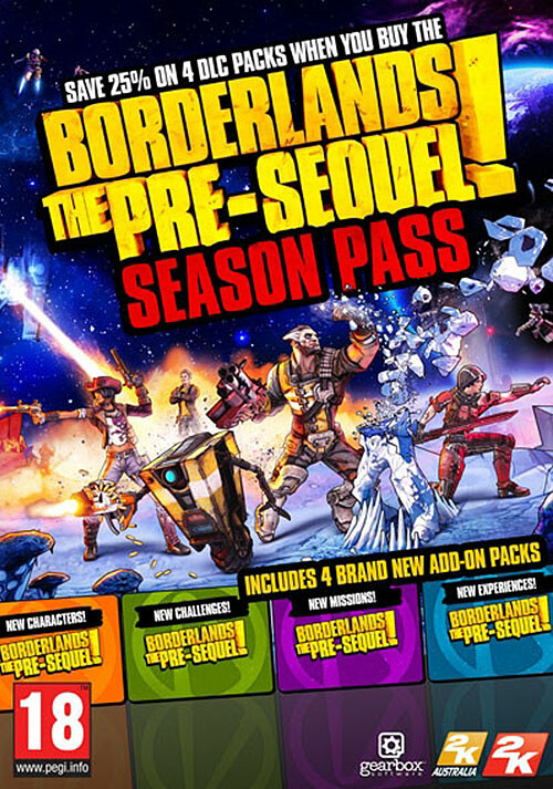 Borderlands: The Pre-Sequel Season Pass - Cover / Packshot