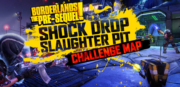 Borderlands: The Pre-Sequel - Shock Drop Slaughter Pit DLC - Cover / Packshot