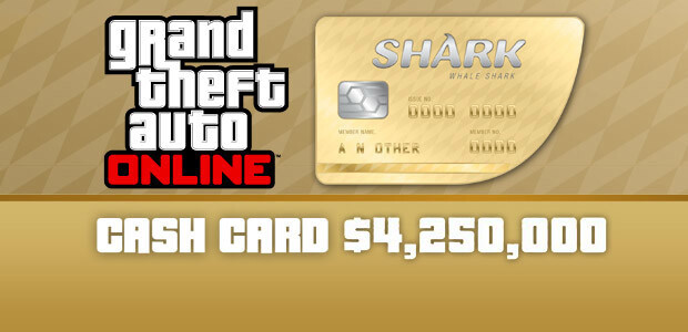 Grand Theft Auto Online Whale Shark Cash Card Rockstar Key For Pc Buy Now