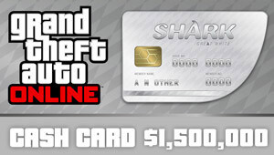 Grand Theft Auto Online: Great White Shark Cash Card