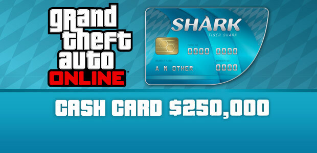 Grand Theft Auto Online: Tiger Shark Cash Card - Cover / Packshot
