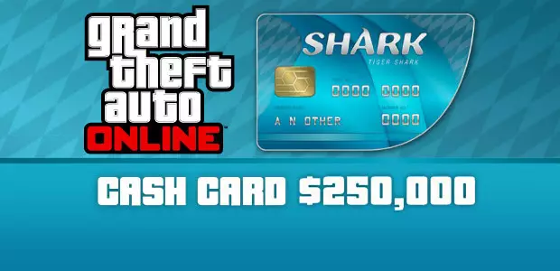 Grand Theft Auto Online: Tiger Shark Cash Card - Cover / Packshot