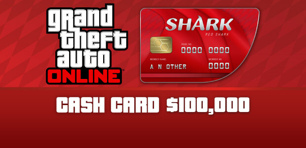 Grand Theft Auto Online: Red Shark Cash Card - Cover / Packshot