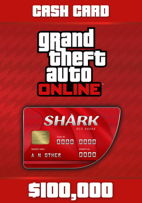 Grand Theft Auto Online: Red Shark Cash Card - Cover / Packshot
