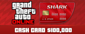 Grand Theft Auto Online: Red Shark Cash Card
