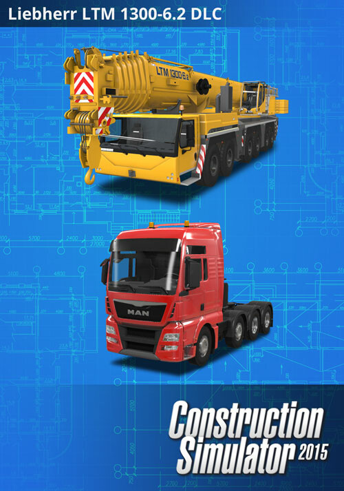 Construction Simulator 2015: Liebherr LTM 1300 6.2 DLC 6 - Cover / Packshot