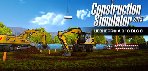 Construction Simulator 2015: LIEBHERR® A 918 DLC 8 - Cover / Packshot