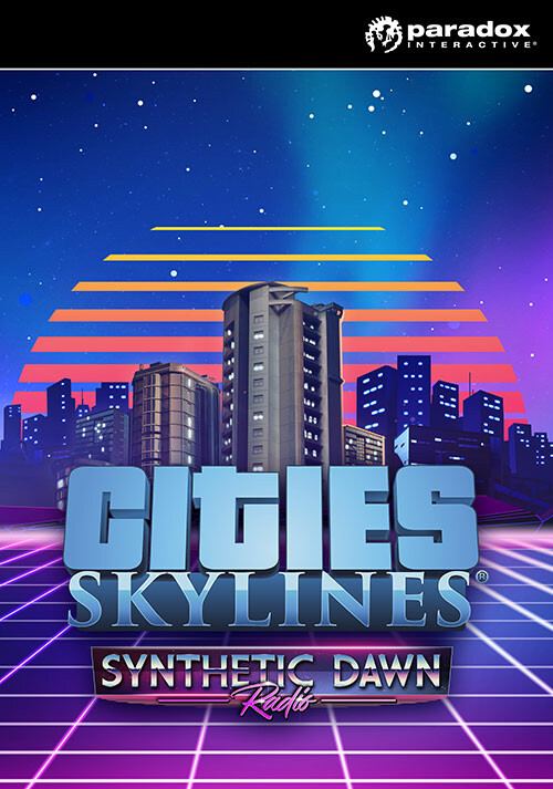 Cities: Skylines - Synthetic Dawn Radio - Cover / Packshot