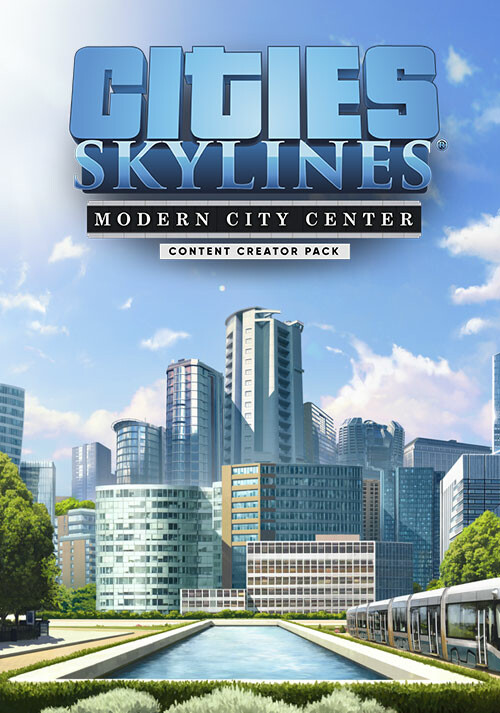 Cities: Skylines - Content Creator Pack: Modern City Center - Cover / Packshot