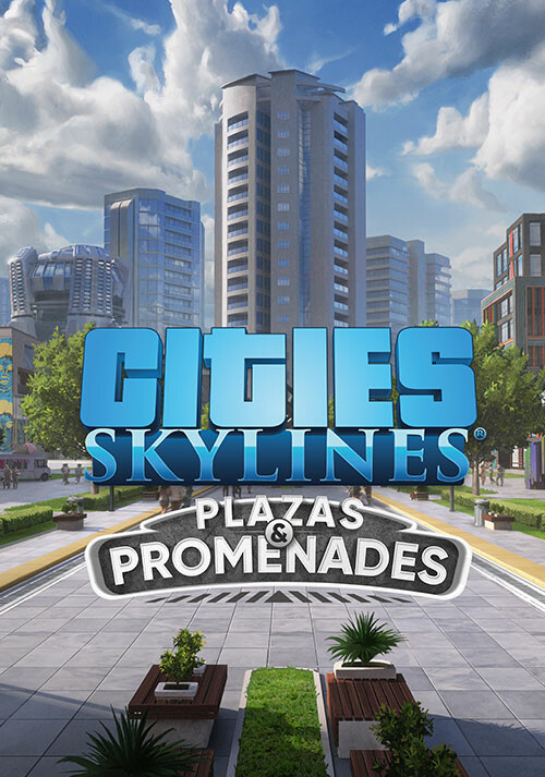 Cities: Skylines - Plazas & Promenades - Cover / Packshot