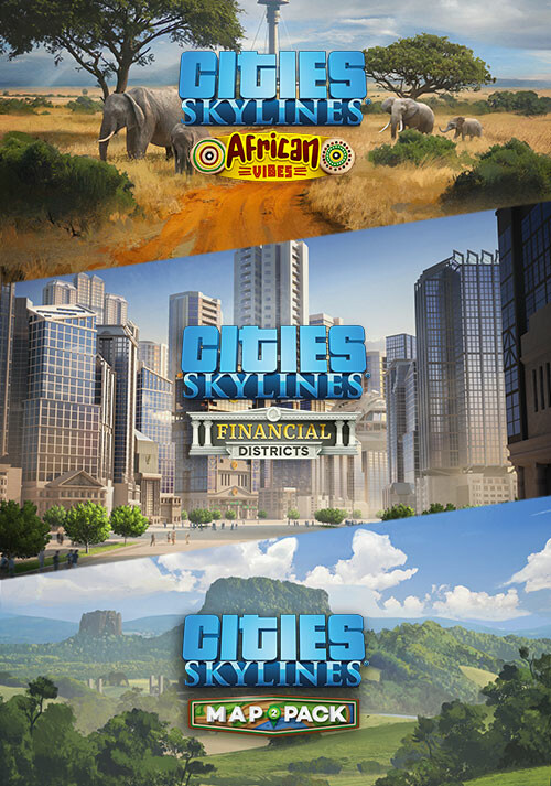 Cities: Skylines - Financial Districts Bundle - Cover / Packshot