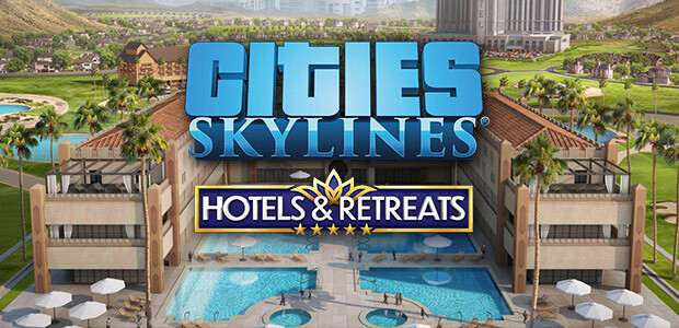 Cities: Skylines - Hotels & Retreats - Cover / Packshot