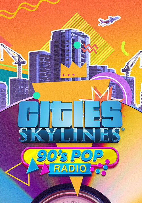 Cities: Skylines - 90's Pop Radio - Cover / Packshot