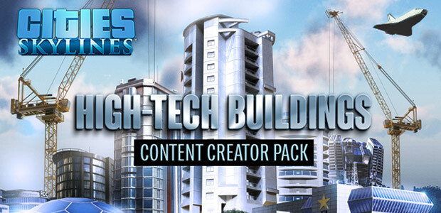 Cities: Skylines - Content Creator Pack: High-Tech Buildings - Cover / Packshot