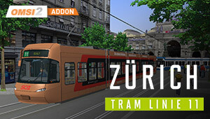 OMSI 2 Add-on Zurich Tram Line 11