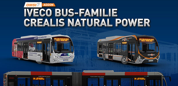 OMSI 2 Add-on IVECO Bus-Familie Crealis Natural Power - Cover / Packshot