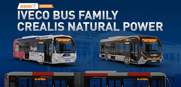 OMSI 2 Add-on IVECO Bus-Familie Crealis Natural Power - Cover / Packshot