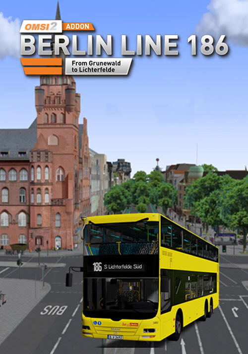 OMSI 2 Add-On Berlin Linie 186 - Cover / Packshot