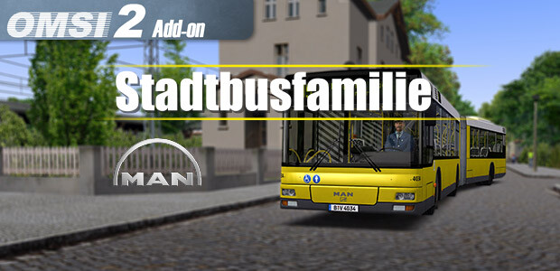 OMSI 2 Add-On MAN Stadtbusfamilie - Cover / Packshot