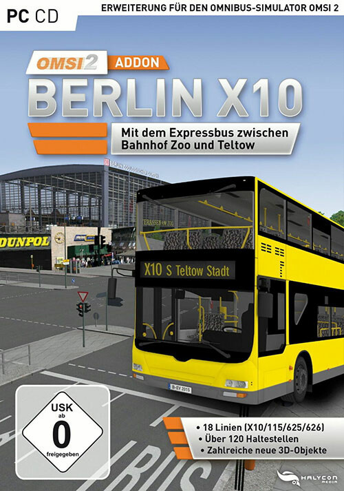 OMSI 2 Add-On Berlin X10 - Cover / Packshot