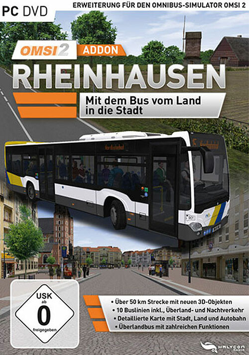 OMSI 2 Add-On Rheinhausen - Cover / Packshot