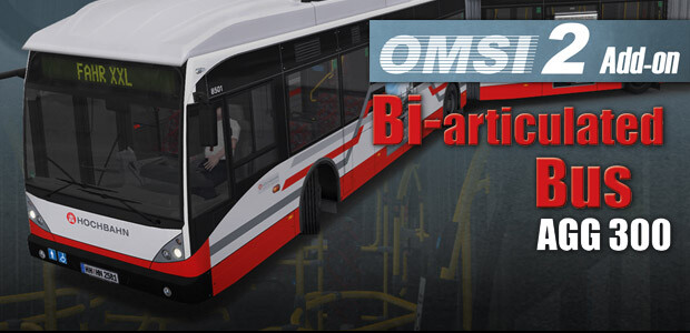 OMSI 2 Add-On Bi-articulated bus AGG300 - Cover / Packshot