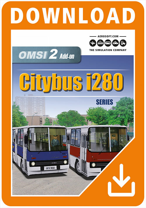 OMSI 2 Add-On Citybus i280 Series - Cover / Packshot