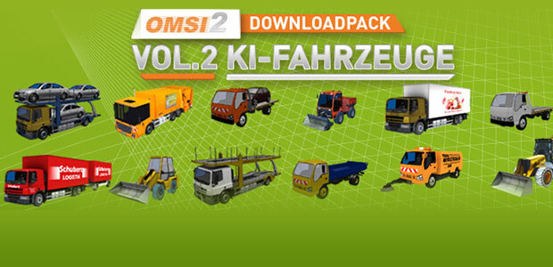 OMSI 2 Add-On Downloadpack Vol. 2 - AI-Vehicles - Cover / Packshot
