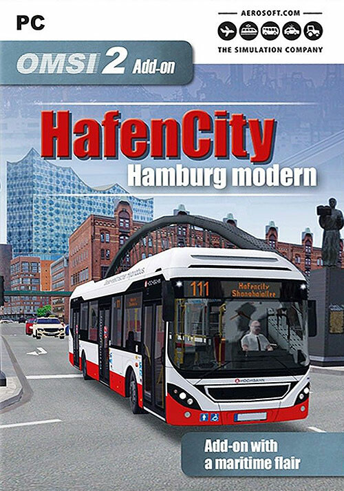 OMSI 2 Add-On HafenCity - Hamburg Modern - Cover / Packshot
