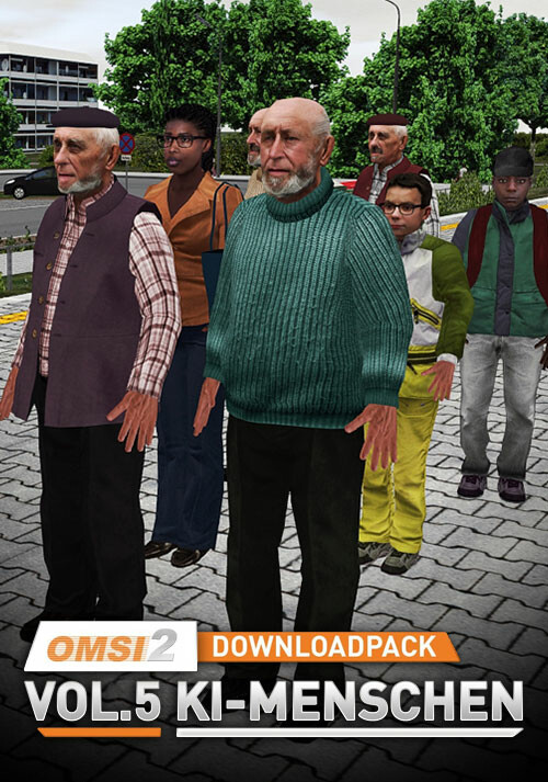 OMSI 2 Add-On Downloadpack Vol. 5 - AI People - Cover / Packshot