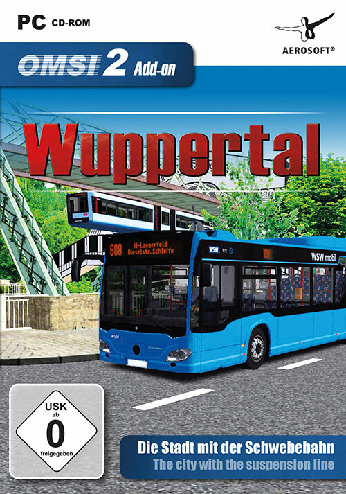 OMSI 2 Add-On Wuppertal - Cover / Packshot