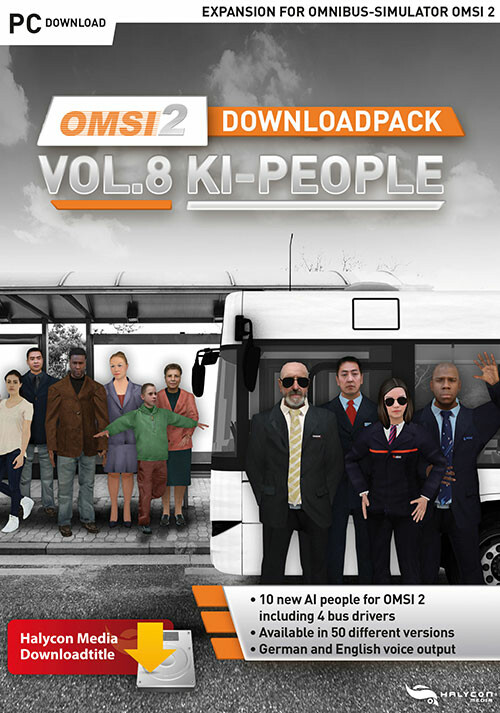 OMSI 2 Downloadpack Vol. 8 - AI people - Cover / Packshot