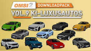 OMSI 2 Add-On Downloadpack Vol. 9 - KI-Luxusautos