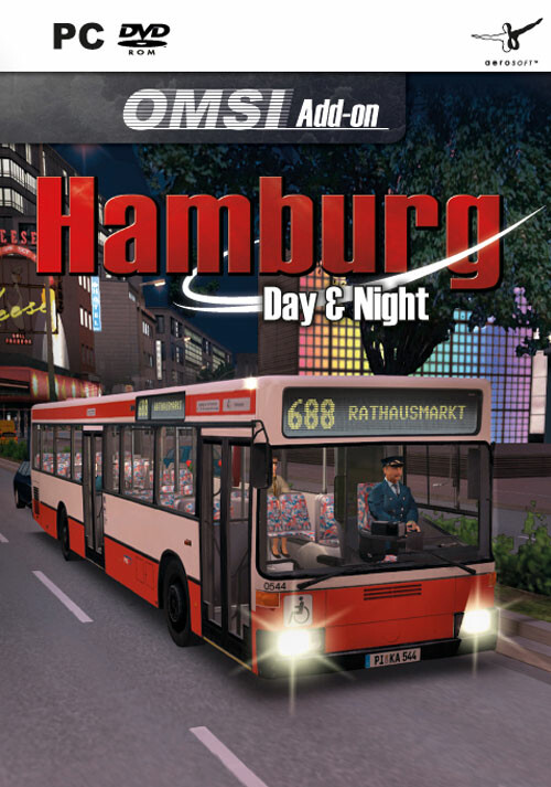 OMSI 2 Add-On Hamburg - Day & Night - Cover / Packshot