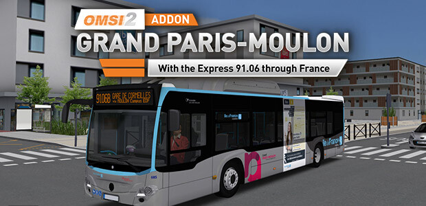 OMSI 2 Add-On Grand Paris-Moulon - Cover / Packshot
