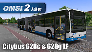 OMSI 2 Add-On Citybus 628c & 628g LF