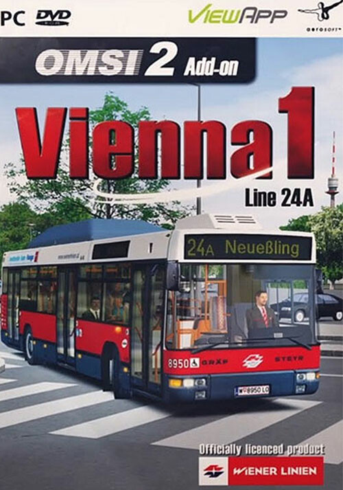 OMSI 2 Add-On Vienna 1 - Line 24A - Cover / Packshot