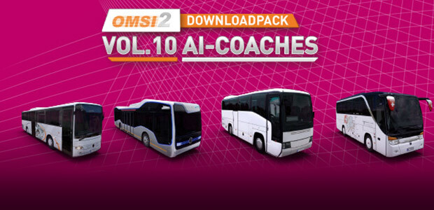 OMSI 2 Add-On Downloadpack Vol. 10 - KI-Busse - Cover / Packshot