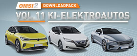 OMSI 2 Add-On Downloadpack Vol. 11 - KI-Elektroautos